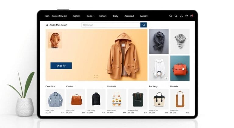como montar um site de vendas