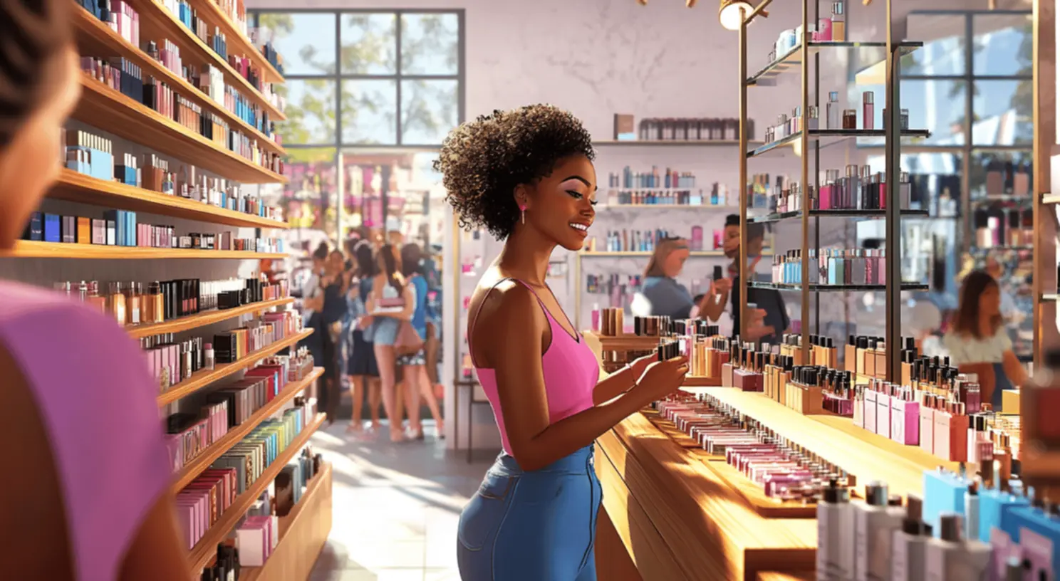 Frases e dicas para loja de maquiagem