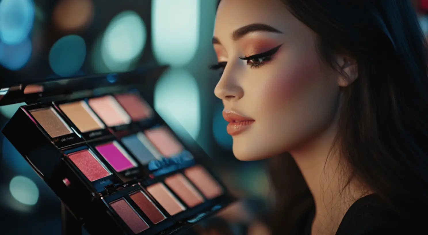 Transformação com maquiagem