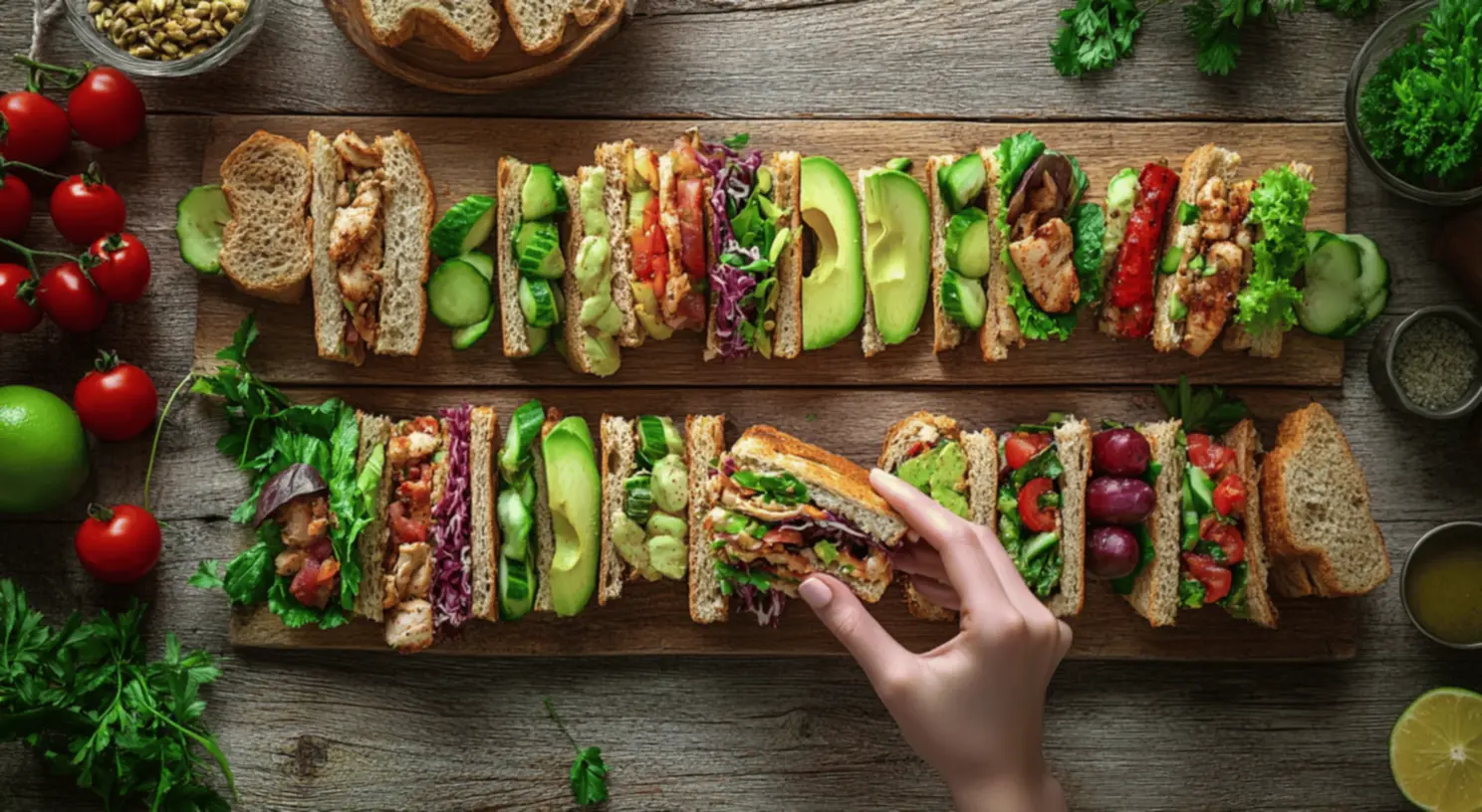 Sanduíches Naturais: Opções Saudáveis para Vender Deliciosos sanduíches naturais