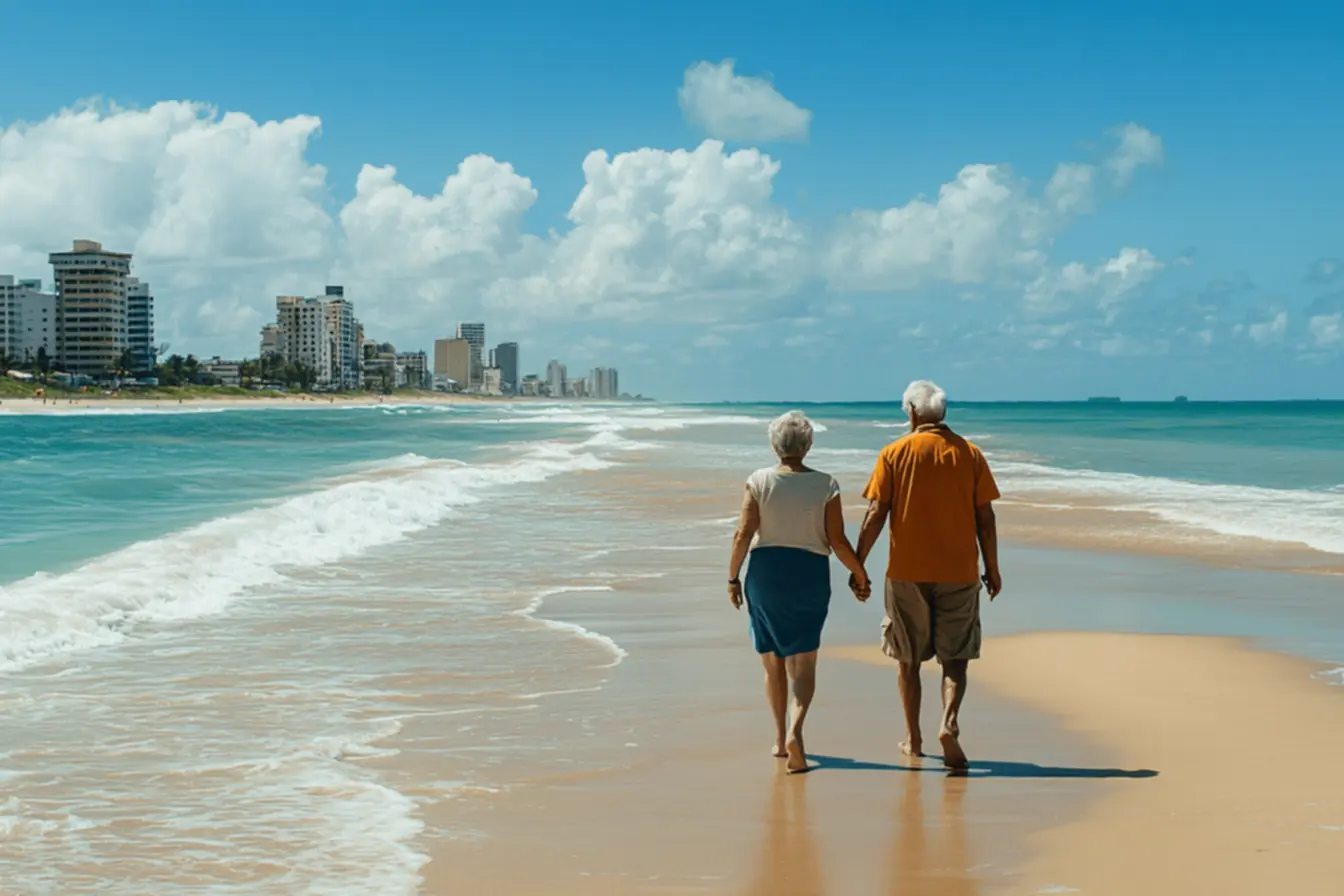 Praia em Vitória, Espírito Santo
