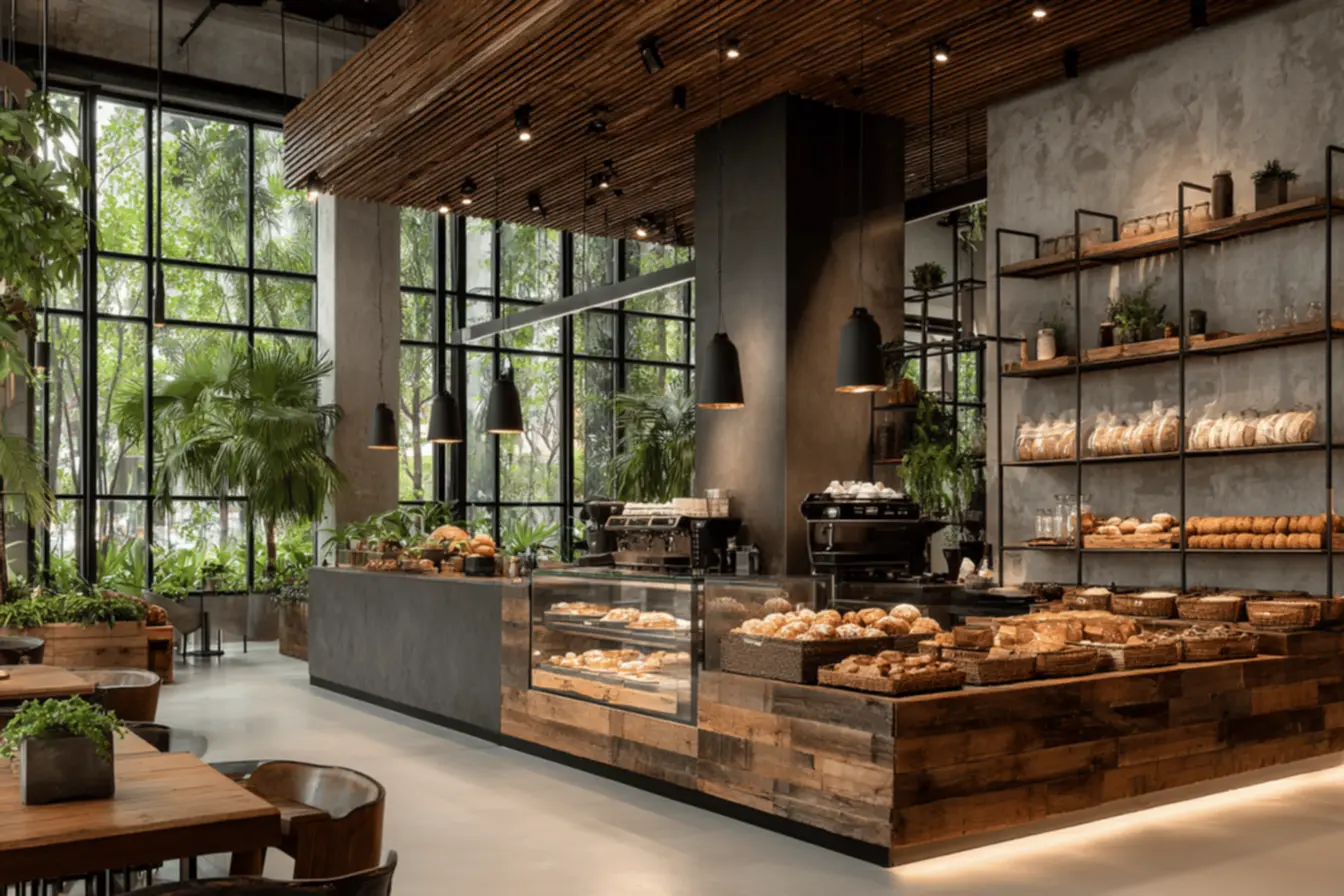 Pessoa pensando em abrir cafeteria