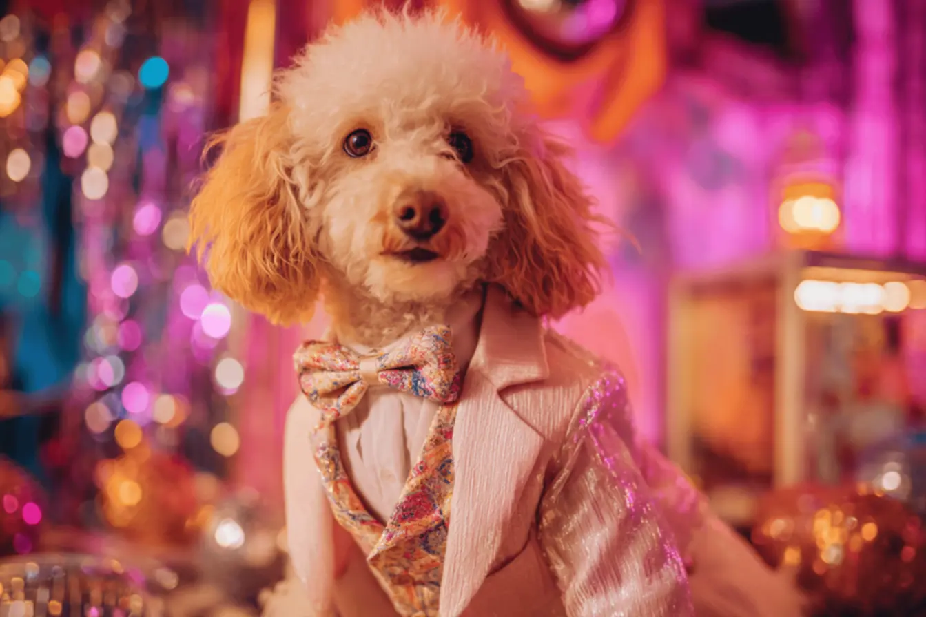 Gato relaxando em sessão de fotos, exemplo de Agenciamento de pets.