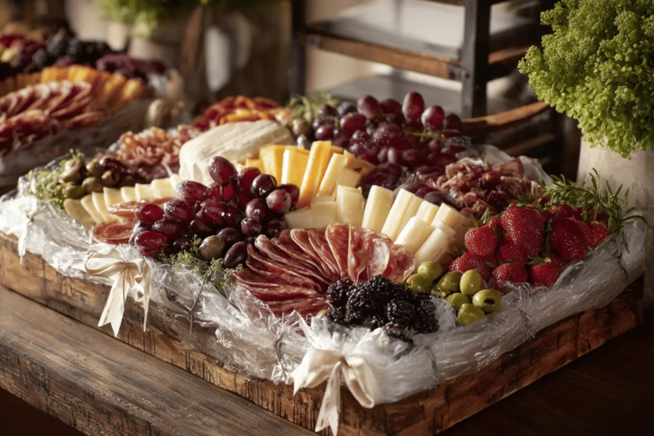 Embalagens criativas para tábuas de frios, destacando o valor percebido