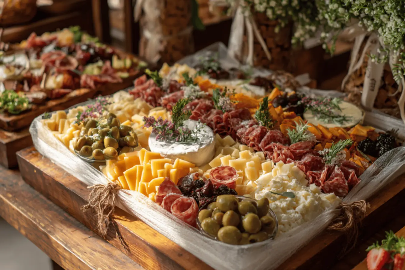 Tábua de frios em embalagem ecológica e moderna para delivery em 2026