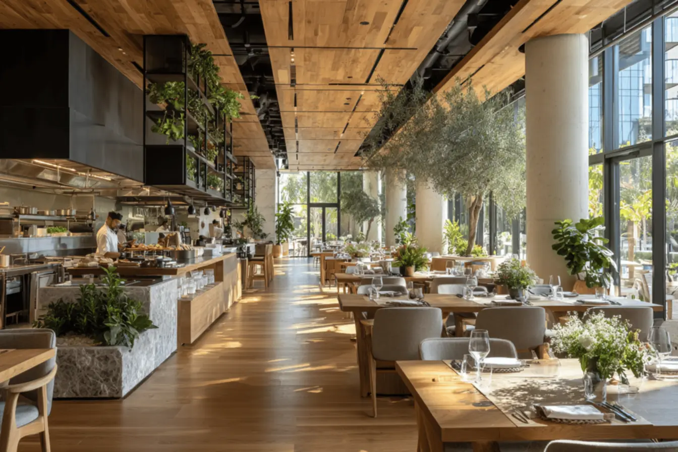 Pratos sofisticados e bem apresentados, destacando a qualidade dos ingredientes e o cuidado com a experiência na Abertura de restaurante.