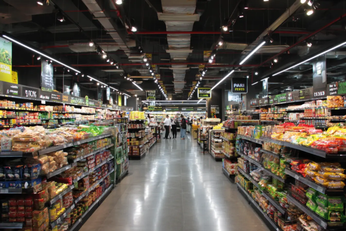 Visão geral do investimento em um supermercado de médio porte em 2026, mostrando quanto custa montar um supermercado de medio porte.