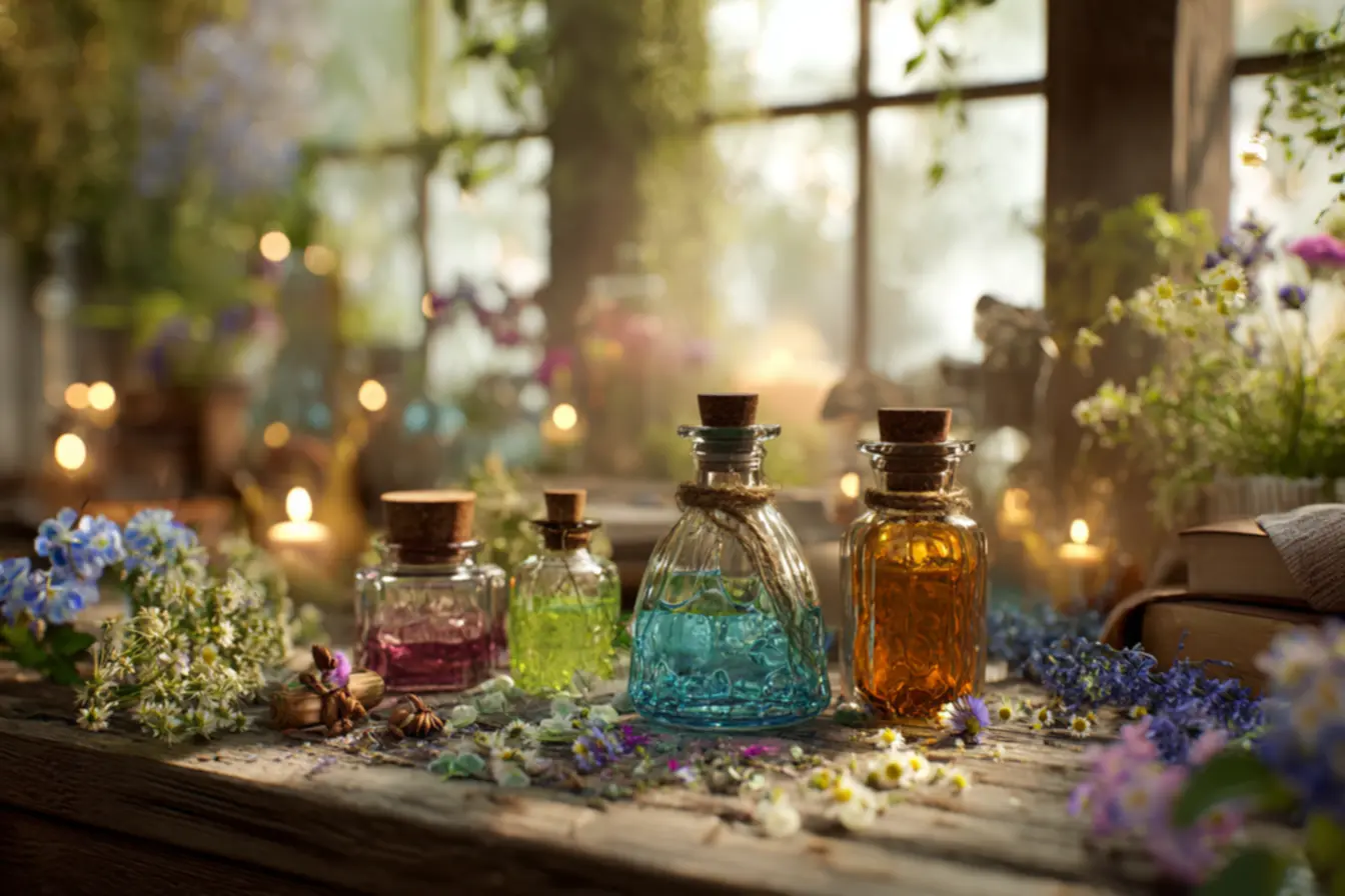 Seleção de essências para aromatizadores, destacando a importância de aromas populares para quem quer saber como fazer aromatizador de ambiente para vender.