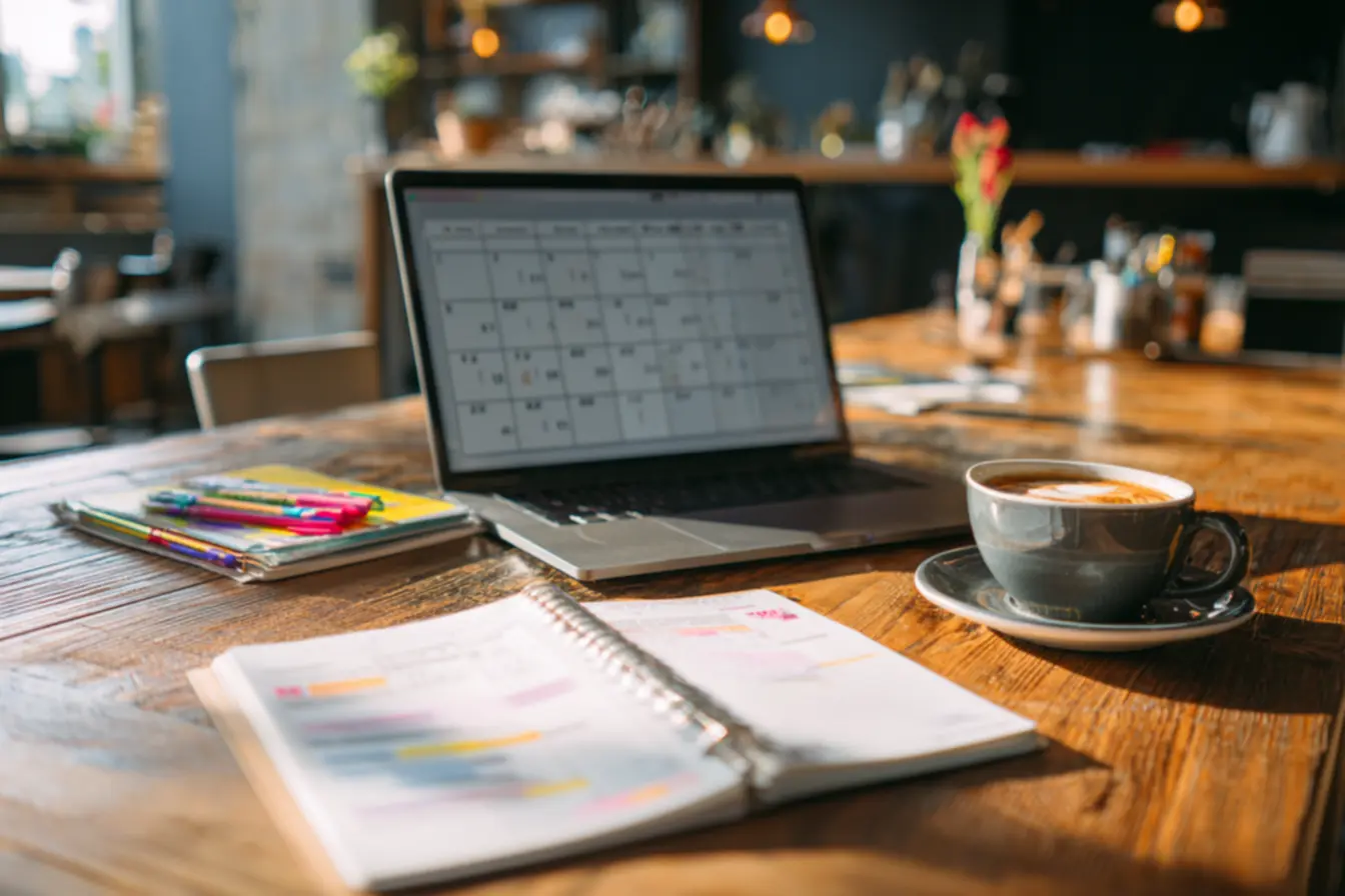 Métricas e dados do Instagram em uma tela, simbolizando a análise do planejamento de conteudo instagram