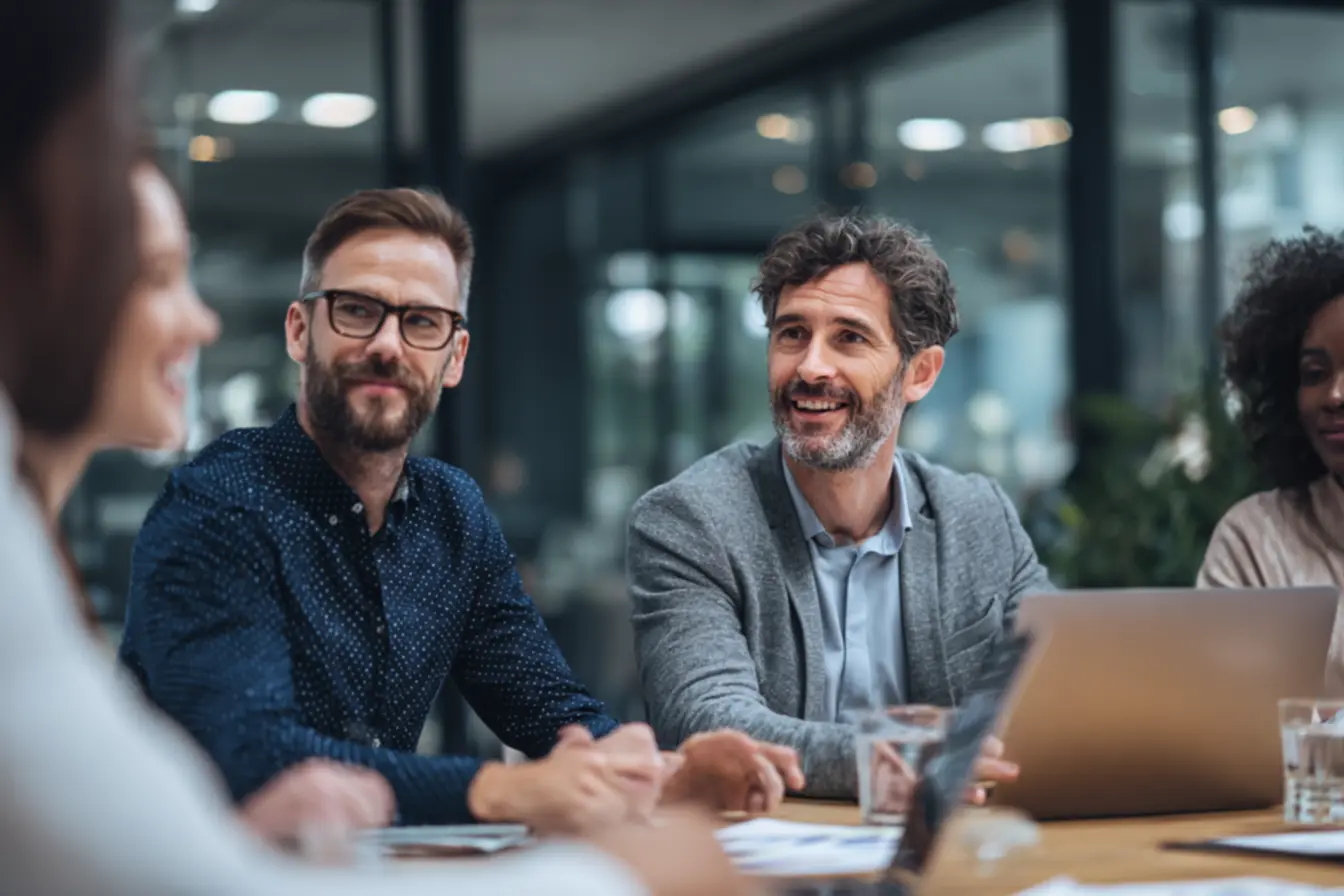 Equipe aplicando conceitos dos melhores cursos de gestao empresarial
