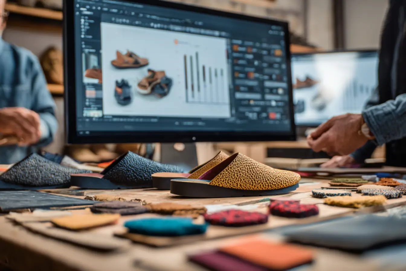 Componentes para produção artesanal de borracha para chinelos