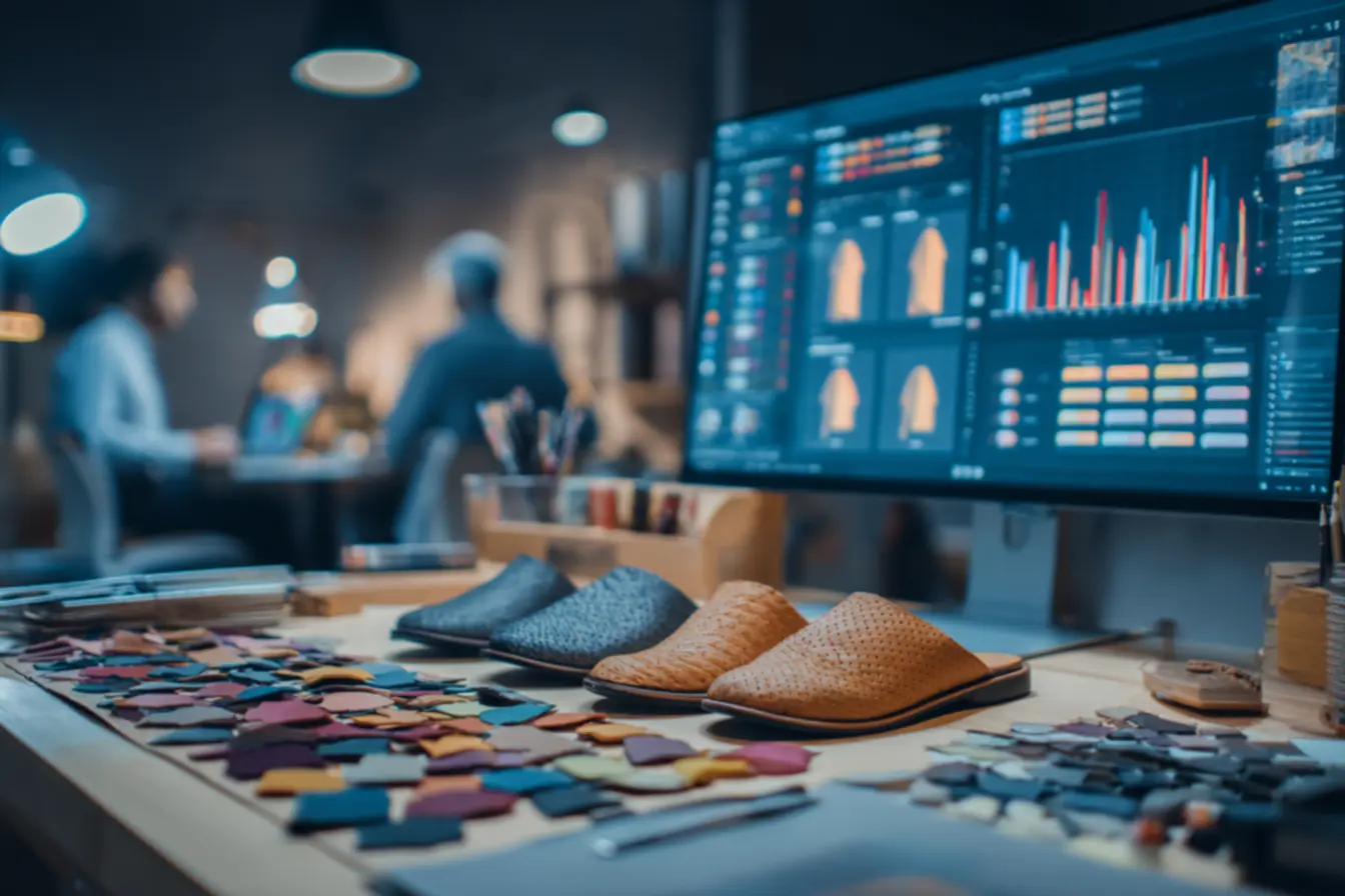 Inspeção de qualidade da borracha para chinelos