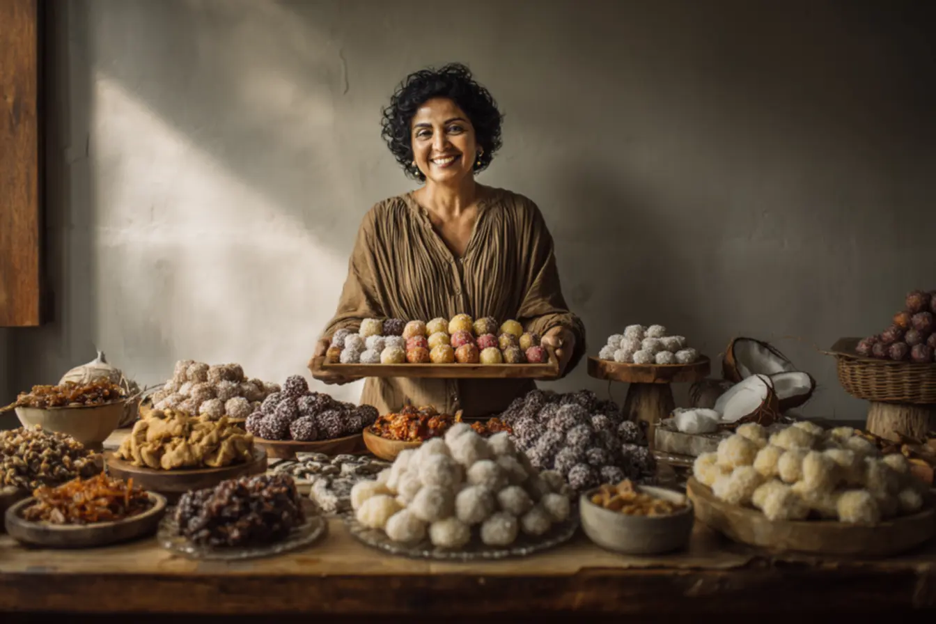 Pessoa vendendo cocada na rua, mostrando que vender cocada da dinheiro