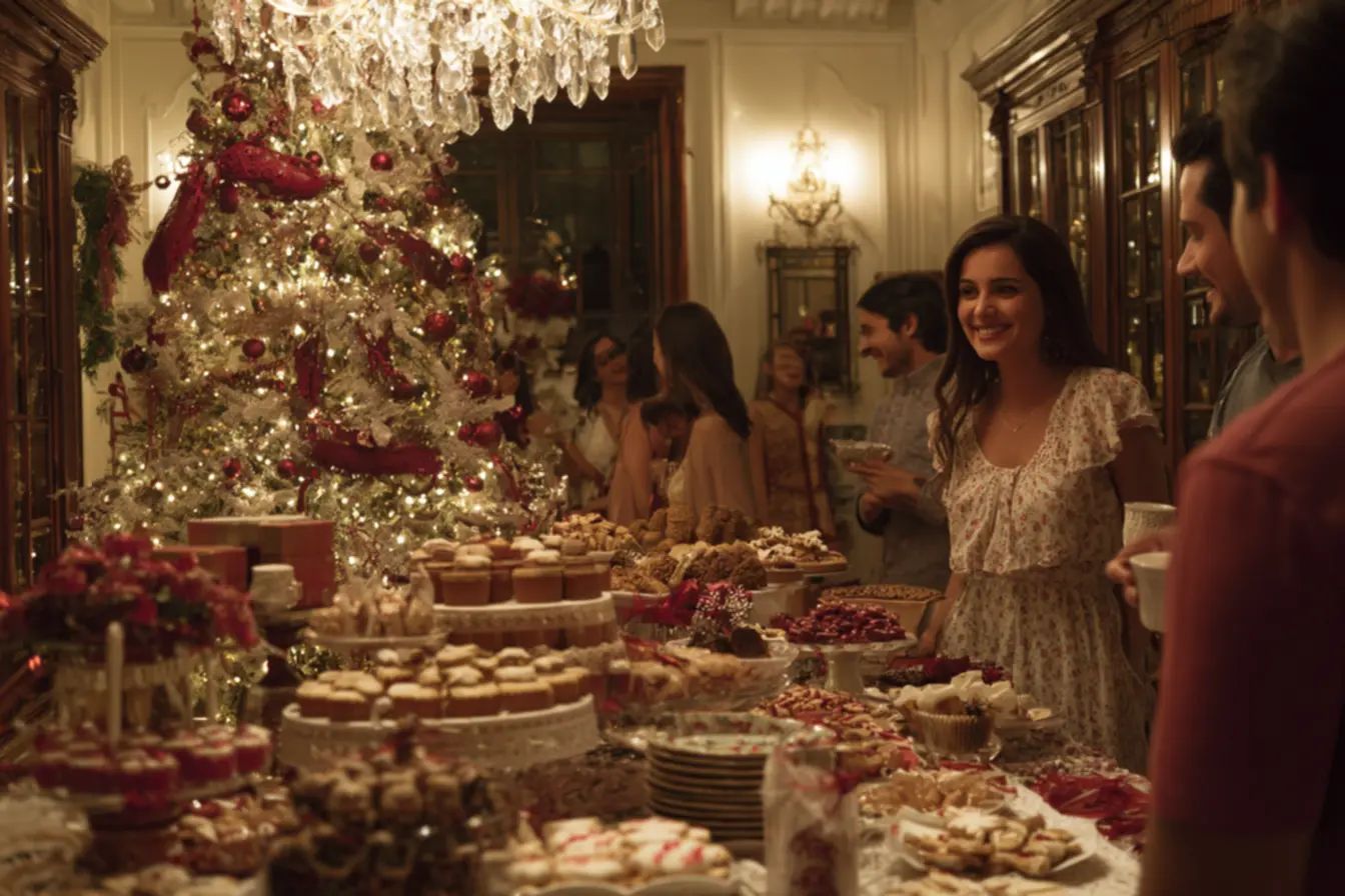 Pessoa fazendo artesanato natalino para mostrar como ganhar dinheiro no natal