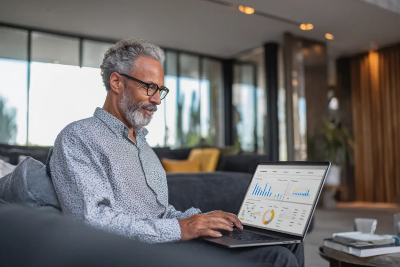 Um gráfico de indicadores chave de performance, mostrando o que e gestao na prática