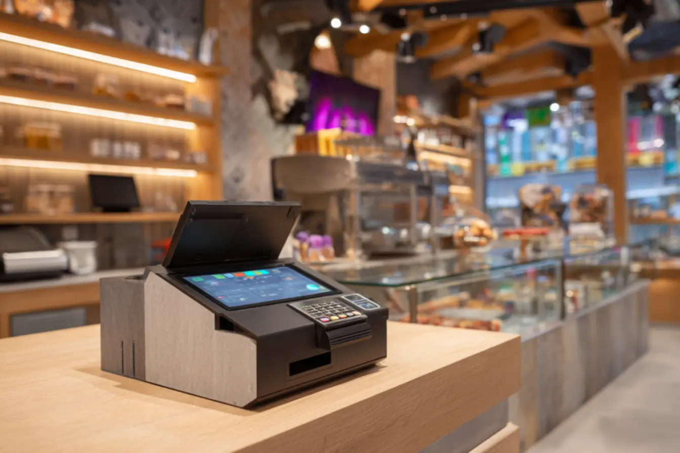 Maquininha granito e boa, aceitando diversas bandeiras