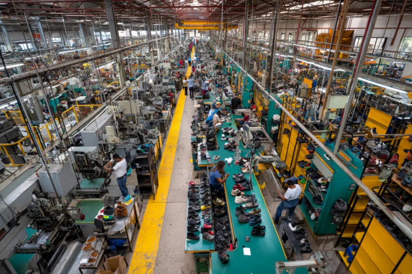 Escolha entre calçados de couro e sintético para como montar uma fabrica de calcados