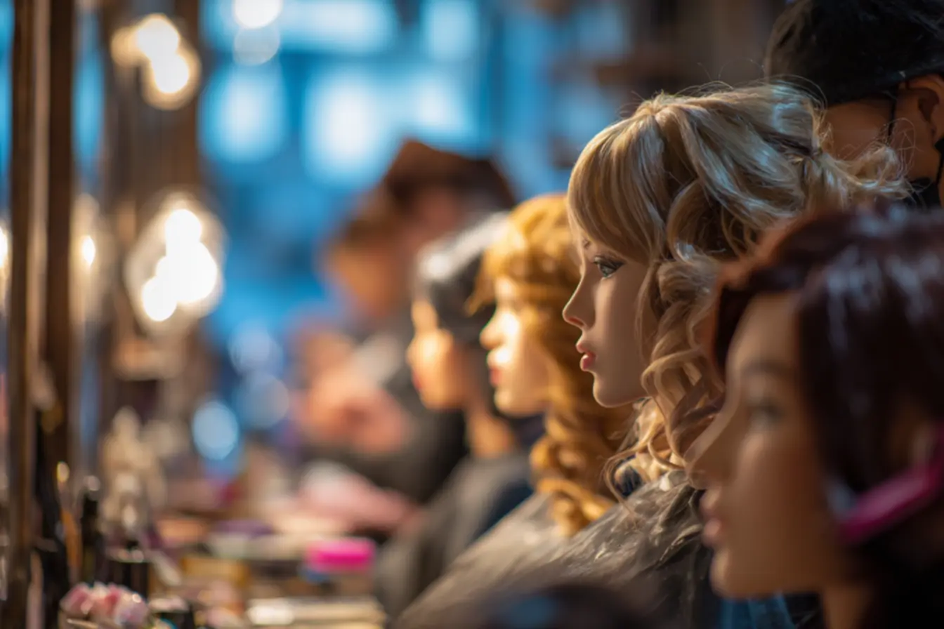 Cliente com resultado de escova perfeita, mostrando o sucesso dos cursos de escova para cabelos.