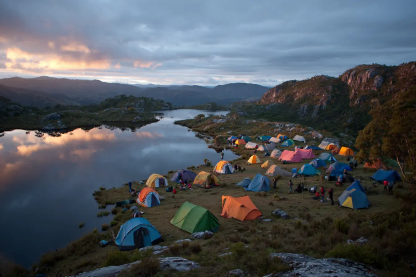como abrir um camping