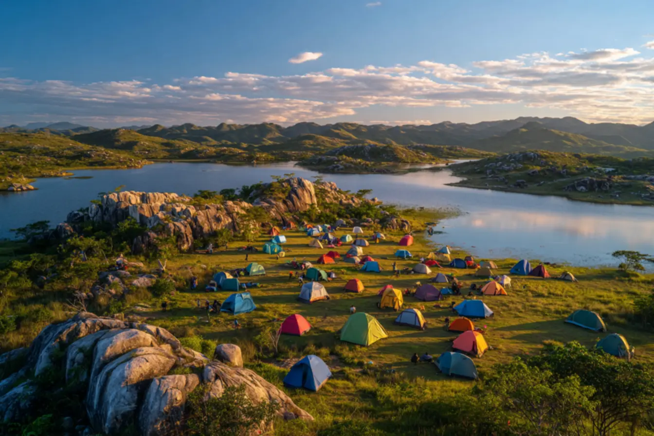 como abrir um camping