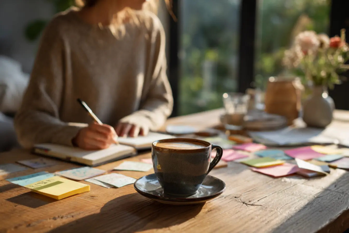 Pessoa com lupa analisando finanças, buscando como economizar ganhando pouco dinheiro