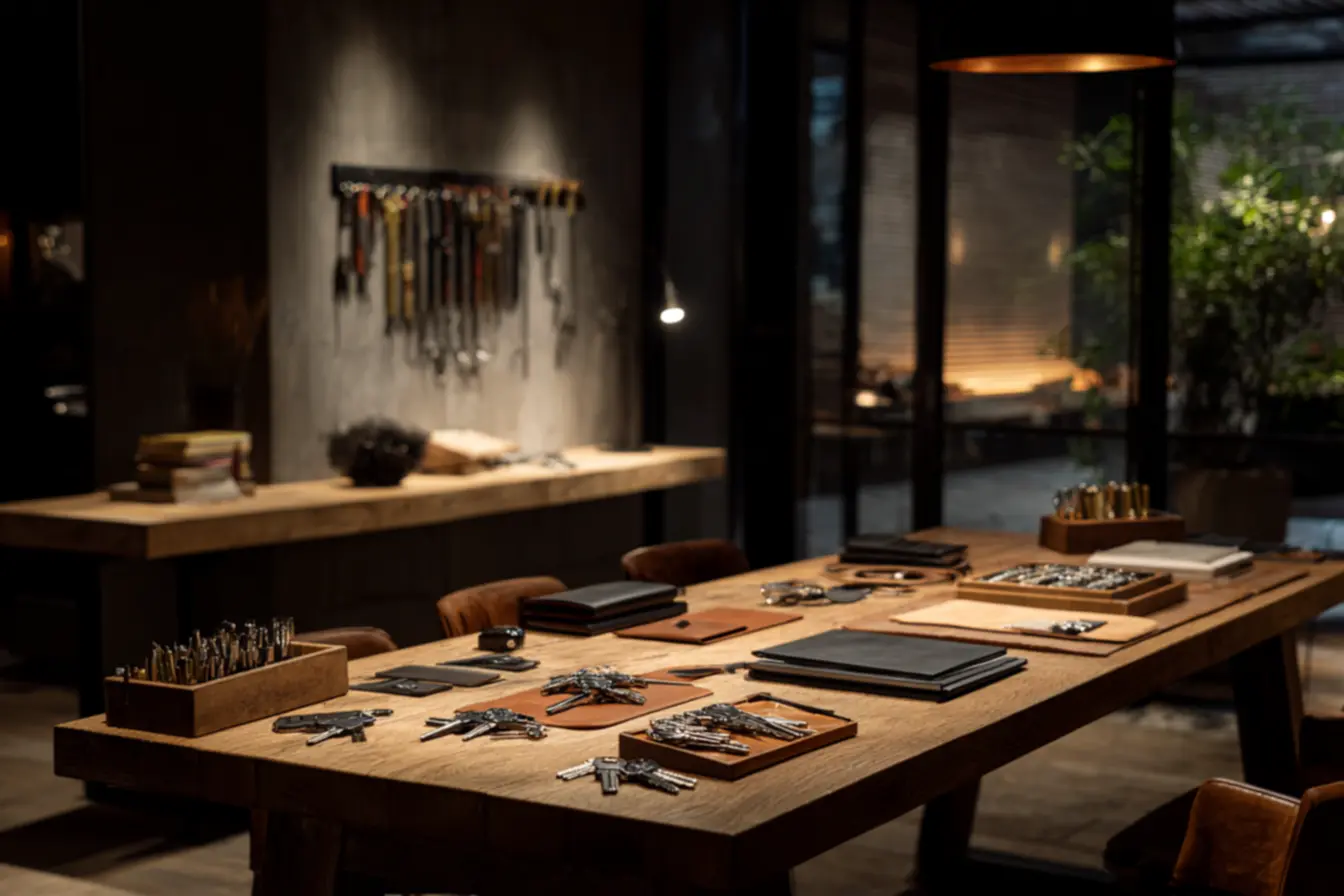 Localização ideal para um chaveiro