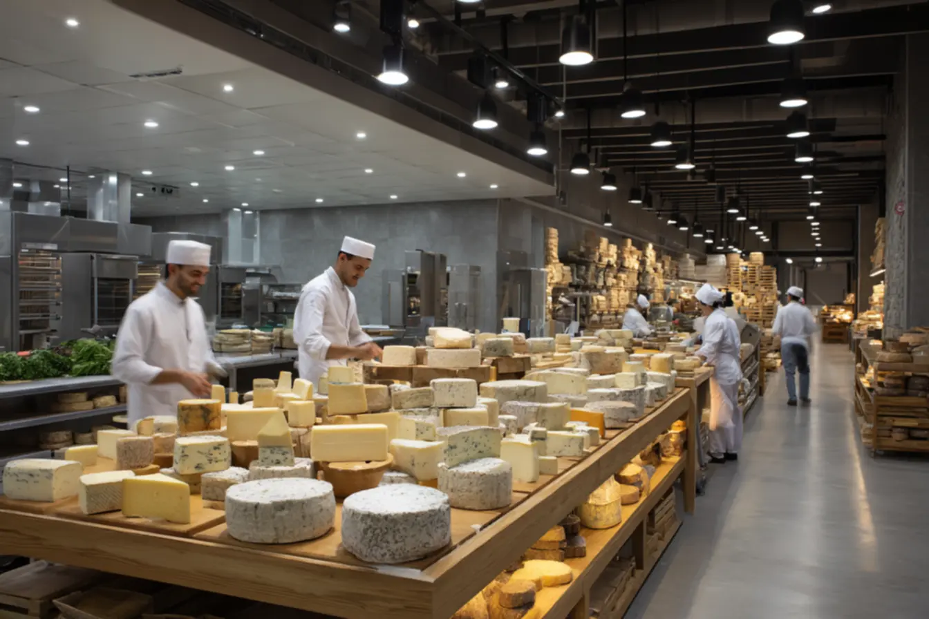 Como montar uma fabrica de queijos: venda à vontade