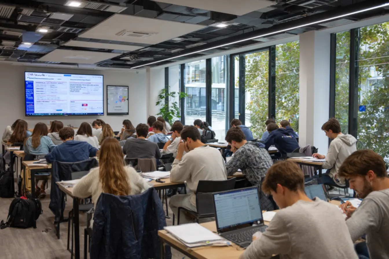 Participantes do Concurso UFMG 2026 resolvendo questões