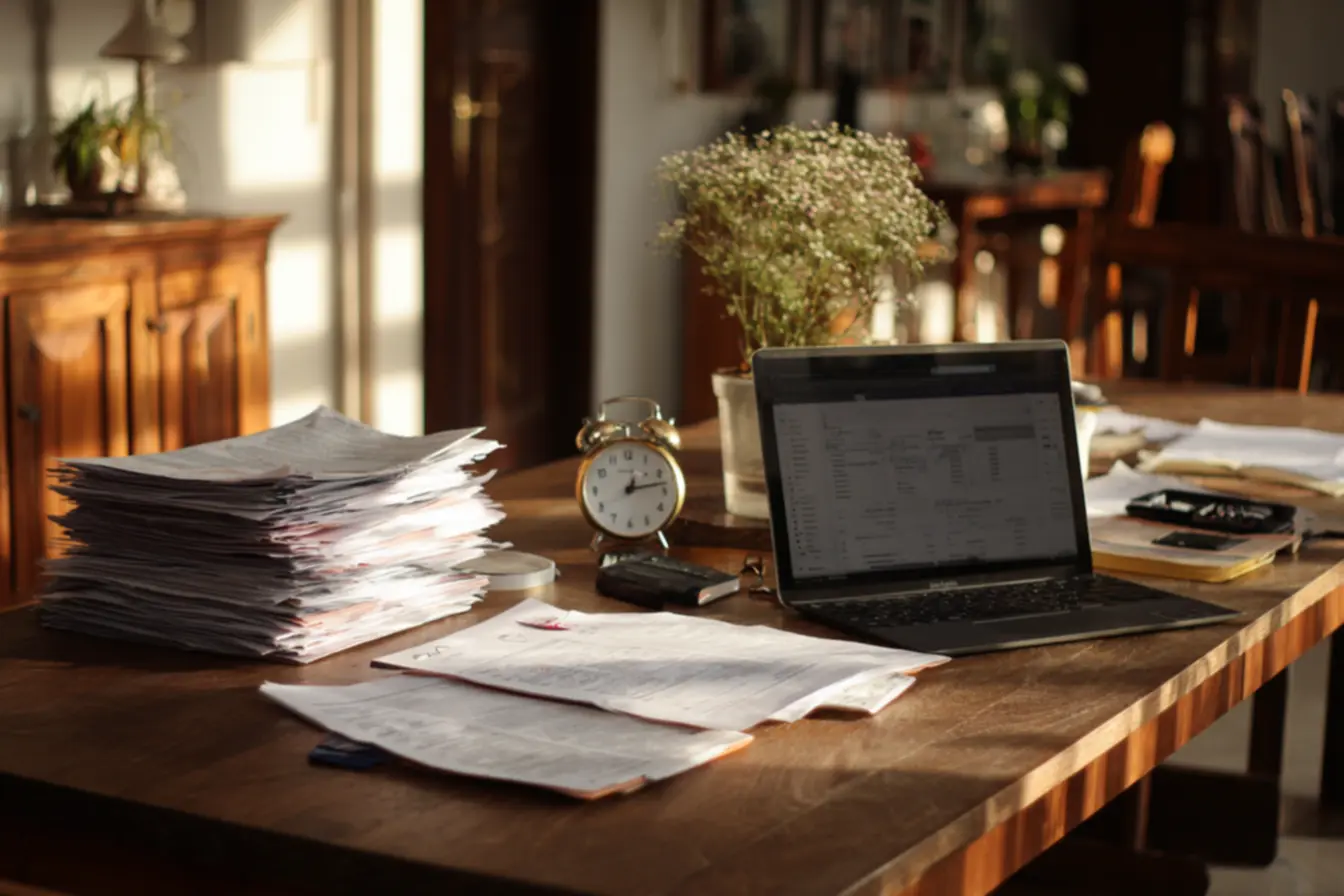 Candidatos durante a prova do concurso