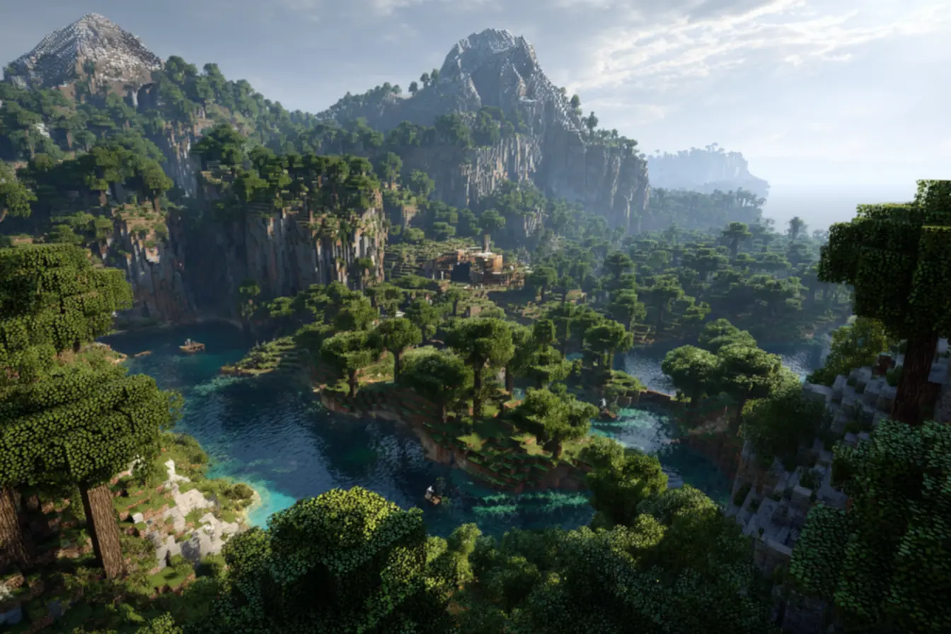 Melhores seeds para minecraft - Uma cena de um navio encalhado em uma praia de areia no Minecraft, com um pôr do sol pitoresco ao fundo, ilustrando as melhores seeds para minecraft com narrativas únicas.