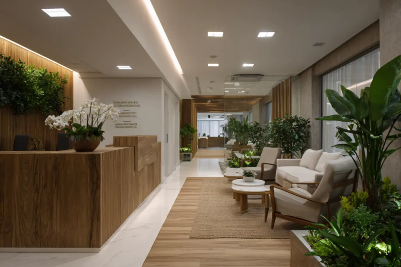 Pessoas pesquisando nomes de clinicas