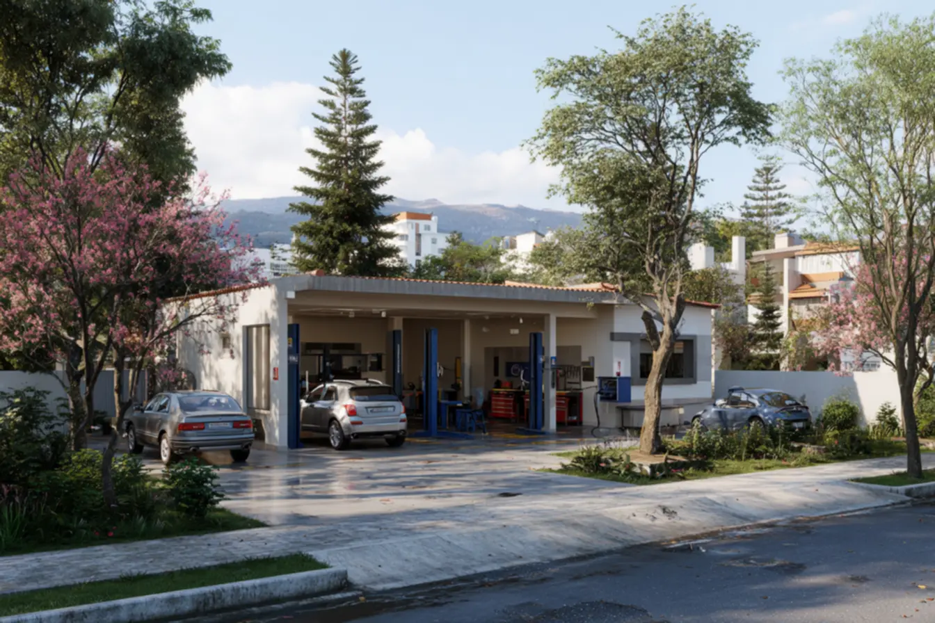 oficina mecanica em area residencial