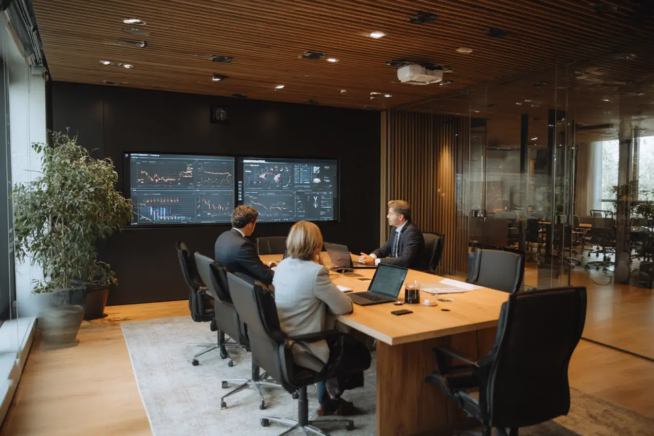 Pessoas negociando para entender o significado aquisicao em um contexto empresarial.