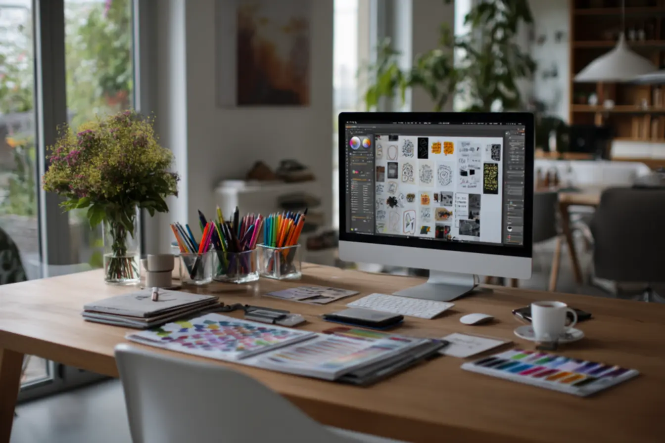 Tela de exportação e download em alta resolução aplicativos para criar logos gratis