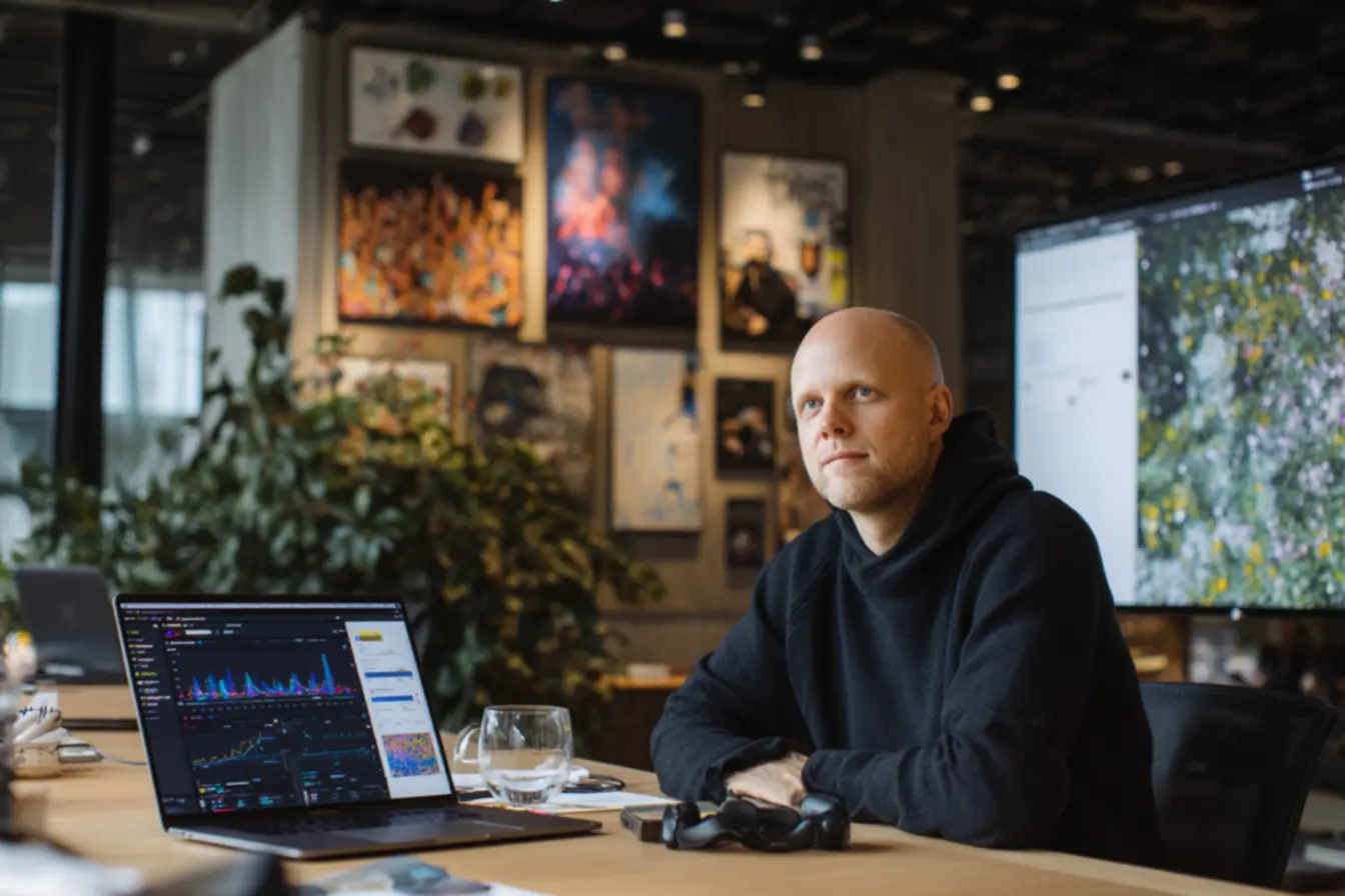 biografia daniel ek - capa e identidade visual do Spotify