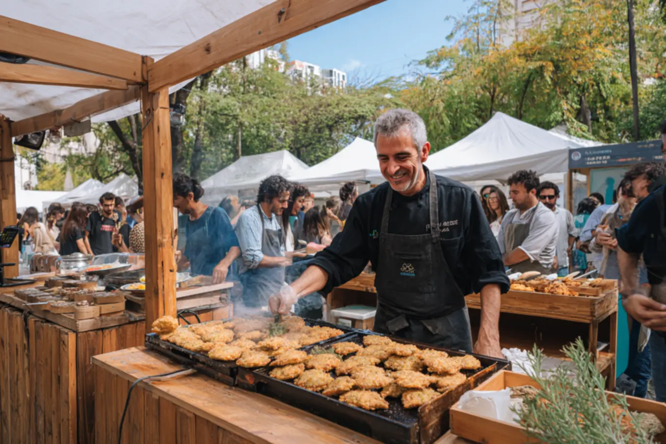 Massa de pastel sendo preparada, como vender pastel frito na hora