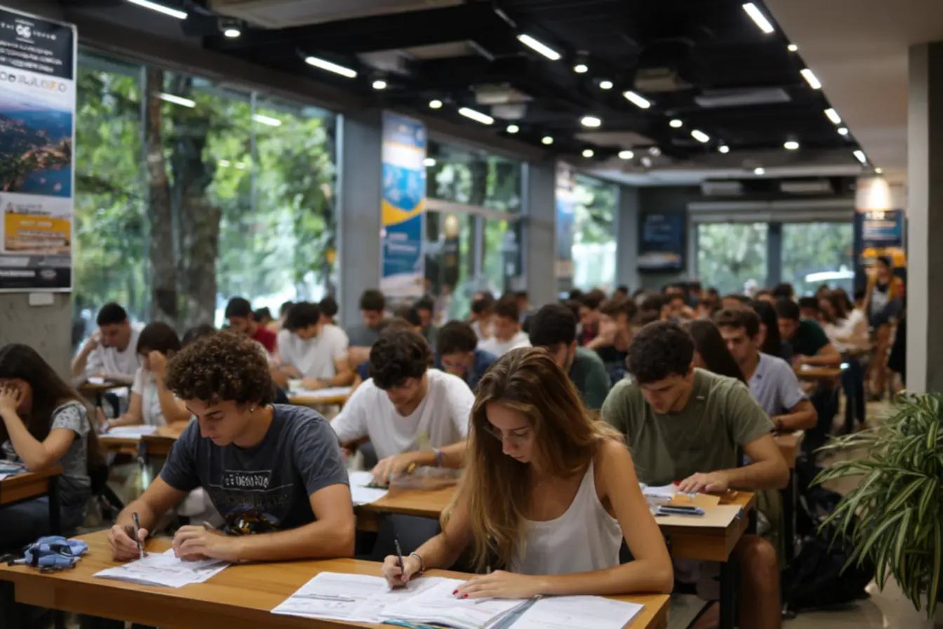 Candidatos em concurso