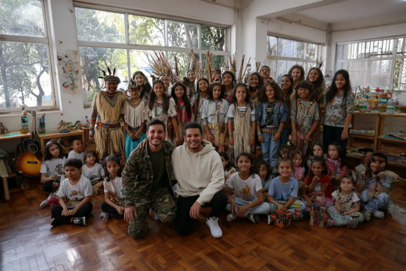 Candidatos indígenas em ação