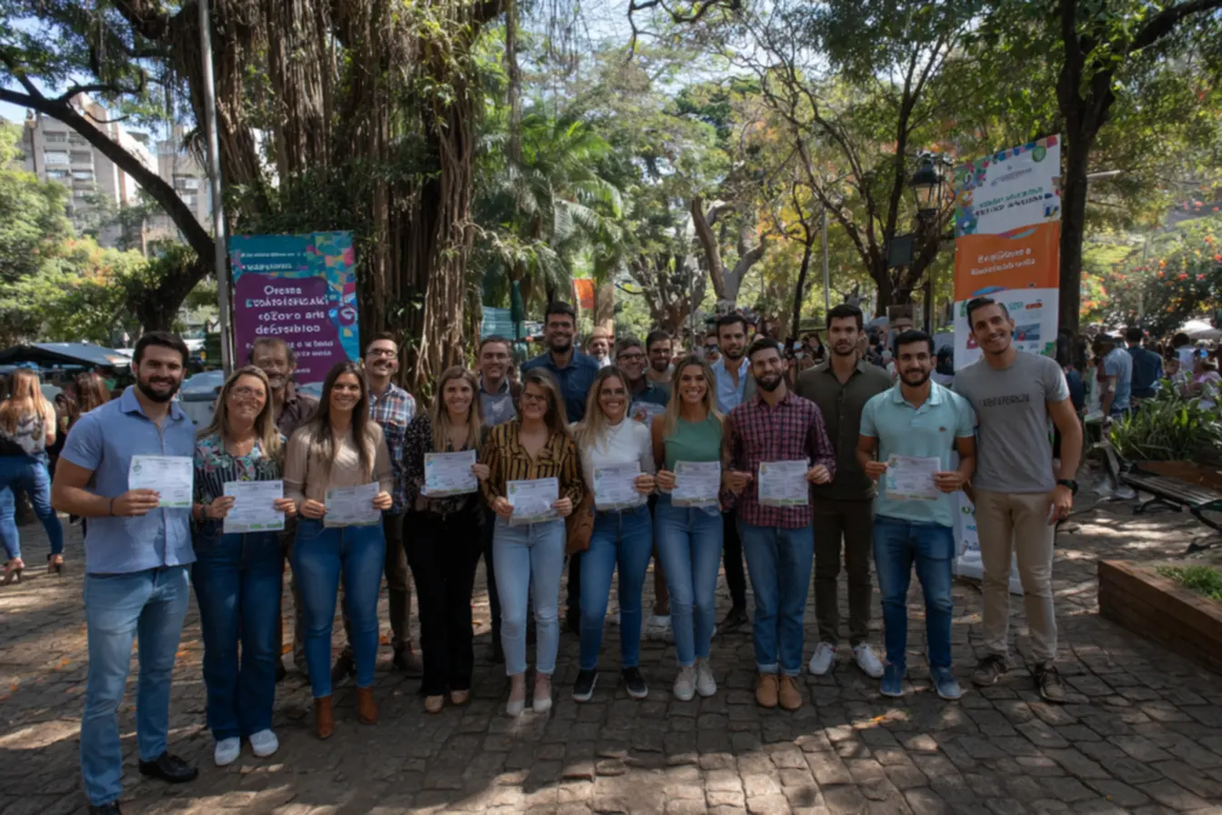 Candidatos consultando notas do concurso