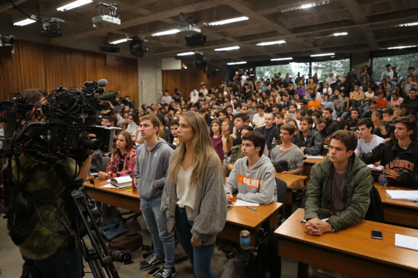 Candidatos estudando para concurso