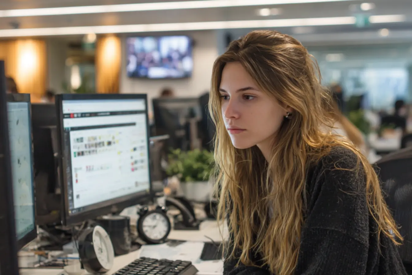 Candidatos se preparando para a prova do concurso