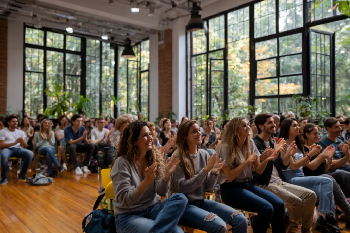 Aulas práticas e exercícios em cursos de libras para profissionais