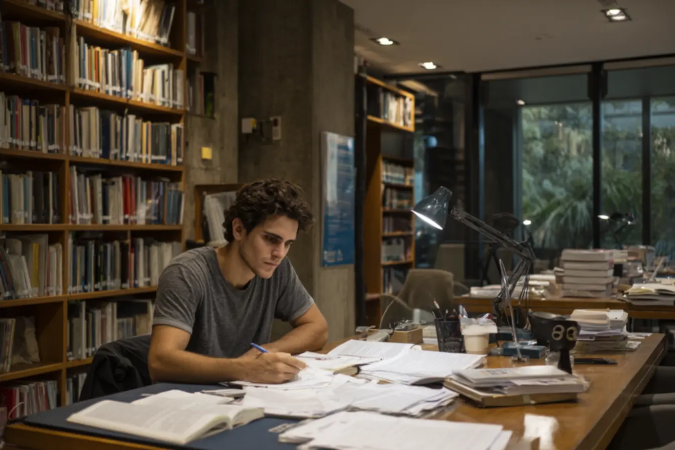 Estudantes realizando prova do Enem