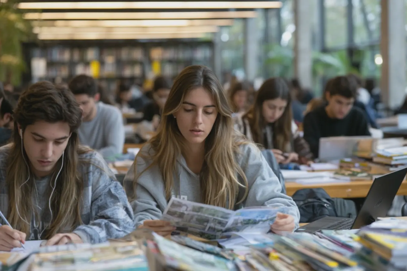 Candidato estudando para concurso IBGP em Minas Gerais