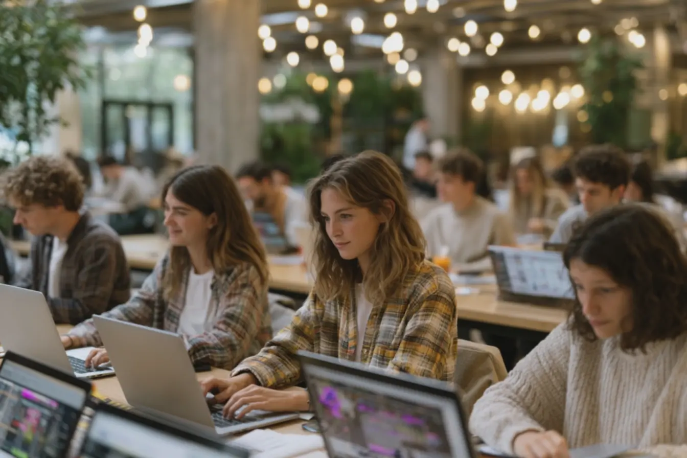 Profissionais da saúde utilizando tecnologia digital