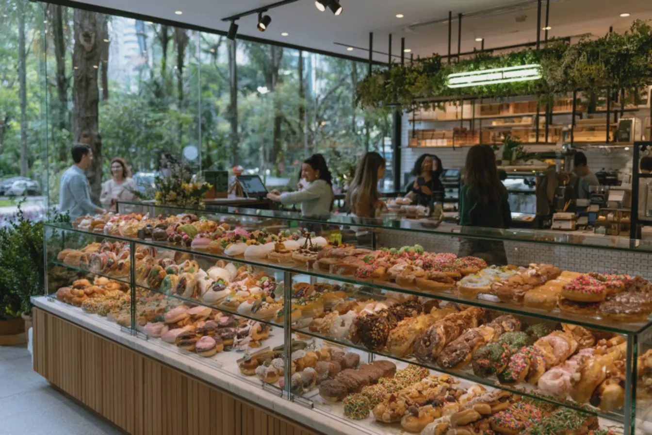 Imagem da franquia Bem Querer Donuts ilustrando franquia de donuts quais existem no brasil quanto custa
